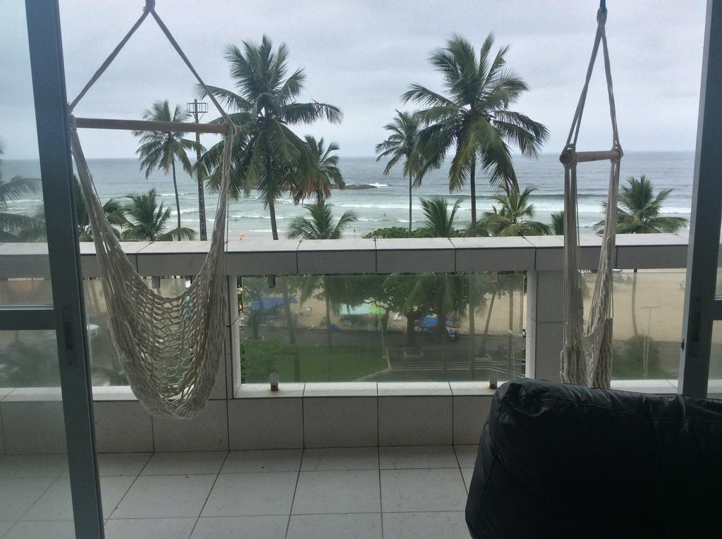 Pitangueiras Frente Total Mar Pe Na Areia Apartment Guaruja Luaran gambar