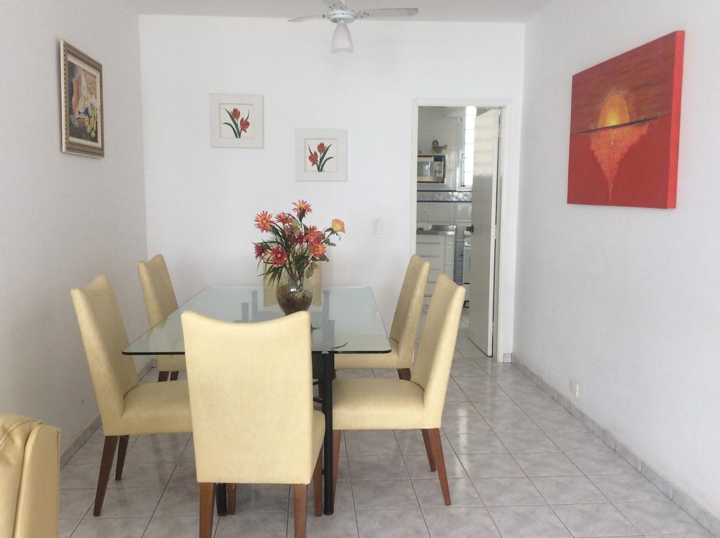 Pitangueiras Frente Total Mar Pe Na Areia Apartment Guaruja Luaran gambar